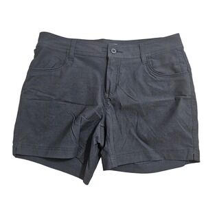 prAna Halle Shorts Black Standard Fit Outdoor Hiking Climbing 1971191 Size 10/05